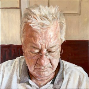 "Reflection", 2019. Oil-on-Canvas, 32x32cm.