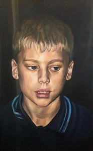 "Head of a Boy II", 2012. Oil-on-Canvas, 65x40cm. Private Collection.